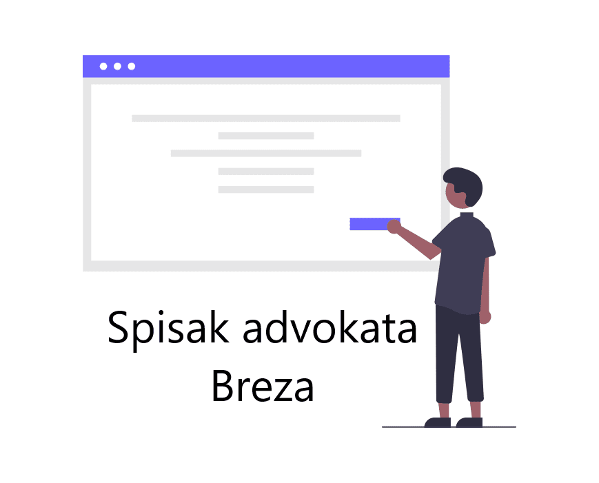 Spisak advokata Breza